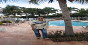 Benito5555 61 anos Sou de Coral Springs/Florida, Procuro Encontros Amizade com Mulher